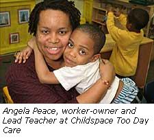 Angela Peace with child 