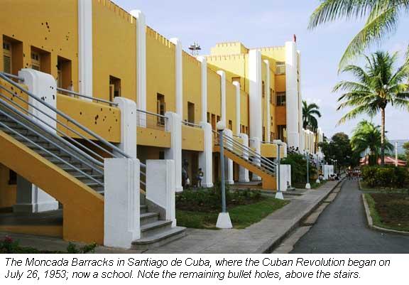 The Moncada Barracks in Santiago de Cuba