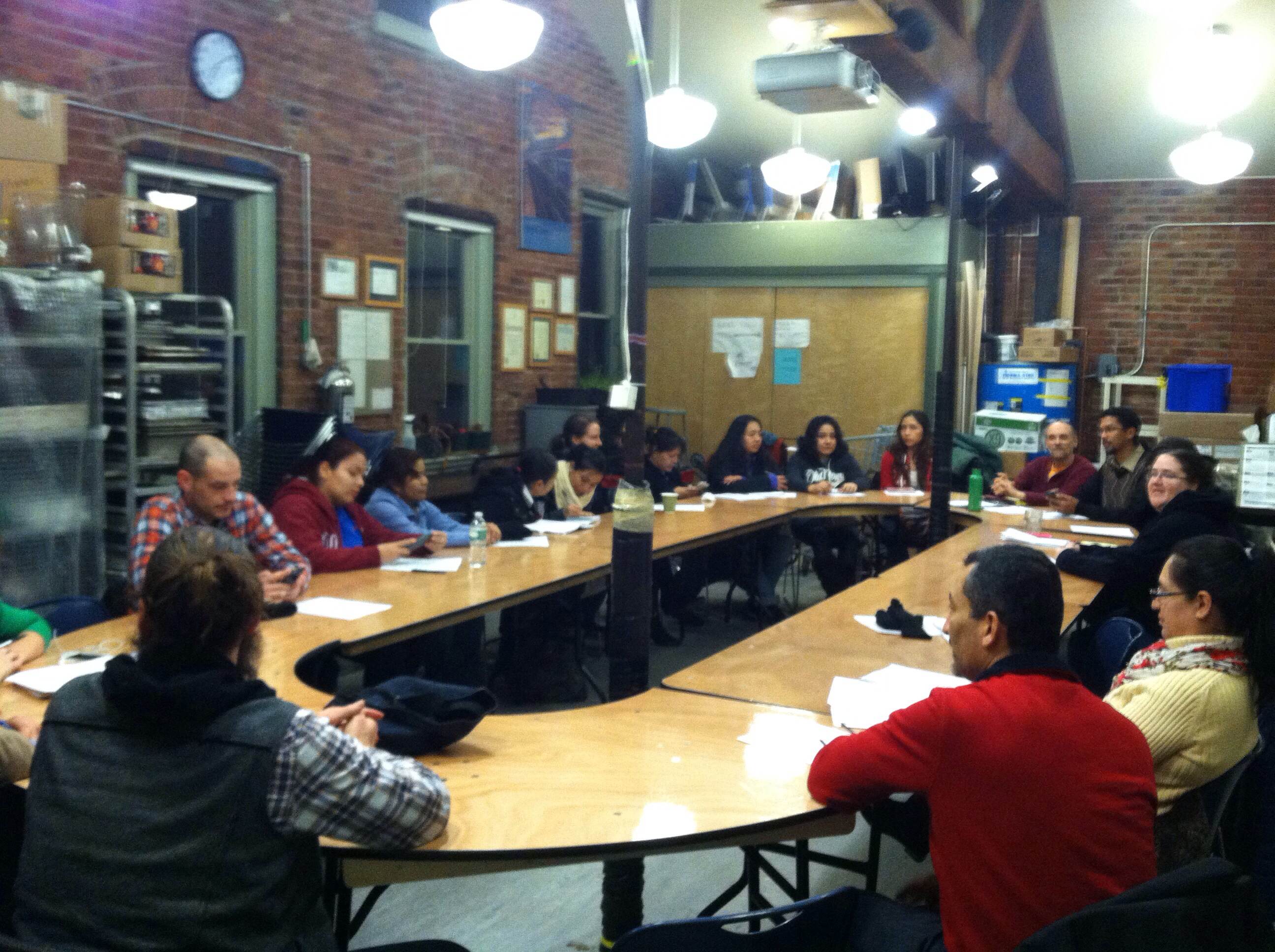 Meeting of NYC co-ops at Park Slope Food Co-operative