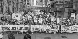 Demonstration in Chicago.