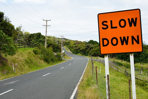 Image: Public doman via <a href="https://pixabay.com/en/road-sign-asphalt-road-sign-90390/" target="_blank">Pixabay</a>.