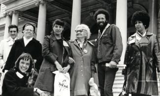 Cooper Square Community activists, circa 1970. Photo via coopersquare.org