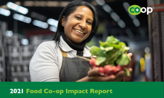 Cover of the 2021 Food Co-op Impact Report.