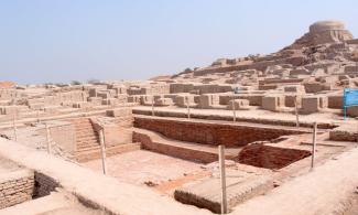 The Great Bath at Mohenjo-Daro excavation, in Pakistan.