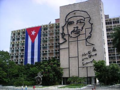 Che Guevara monument in Cuba. via Wikipedia