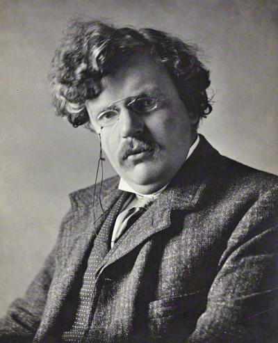 G.K. Chesterton, 1909. Photo by E.H. Mills