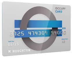 The proposed Occupy Money card
