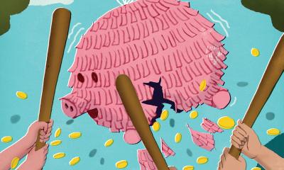 If you’re not ready to give away the wealth, set up your life so that you can give it away later on. Learn how to earn a livelihood that isn’t dependent on being wealthy. YES! illustration by Pablo Iglesias