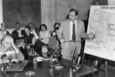 Joseph Welch and Sen. McCarthy. Public Domain