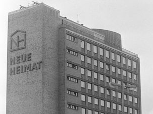 Photo of Neue Heimat headquarters, circa 1986.