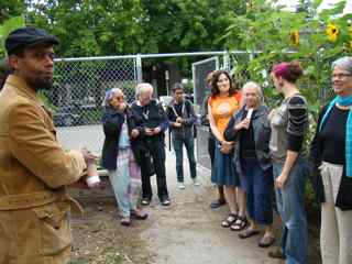 David Roach and group at school