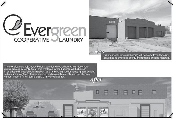 Evergreen - before and after