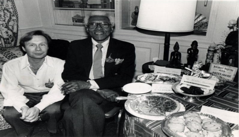 Walter Naegle and Bayard Rustin in their co-op apartment. Naegle has played an important role in getting the world to recognize rather than hide Rustin’s social, racial, LGBTQ’s impact.