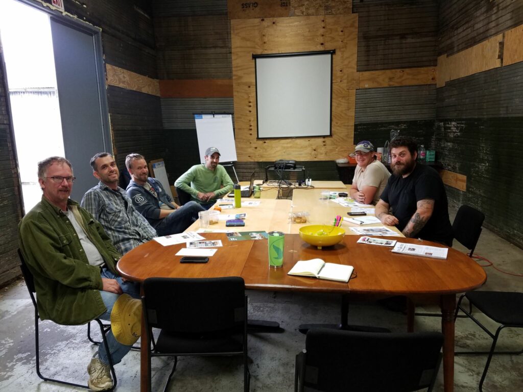 Worker-owners of PV Squared Solar Co-op in Greenfield, MA.