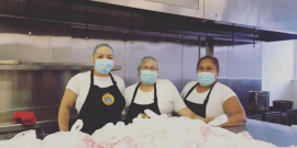 Members of Cocina Compartida de Trabajadores Cooperativistas.