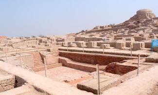 The Great Bath at Mohenjo-Daro excavation, in Pakistan.