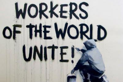 Graffiti art by Banksy