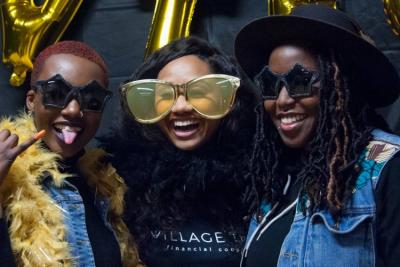Organizers for black economic power celebrate 2017 victories at a January 26 party in Minneapolis. (Photo by Darla Jones)