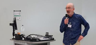 Siôn Whellens at the UKSCS Conference